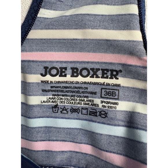 Joe Boxer Multicolor Striped Push Up Bra 36 B - Picture 6 of 6